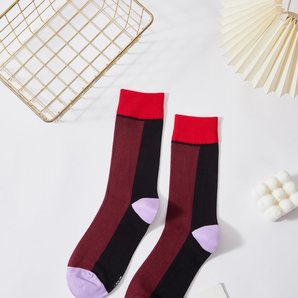 Bold Contrast Socks - LOOUZ