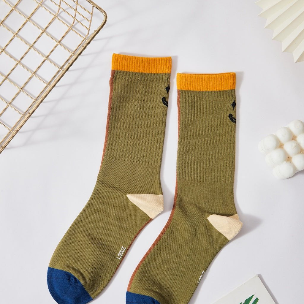 Smiley Split Socks - LOOUZ