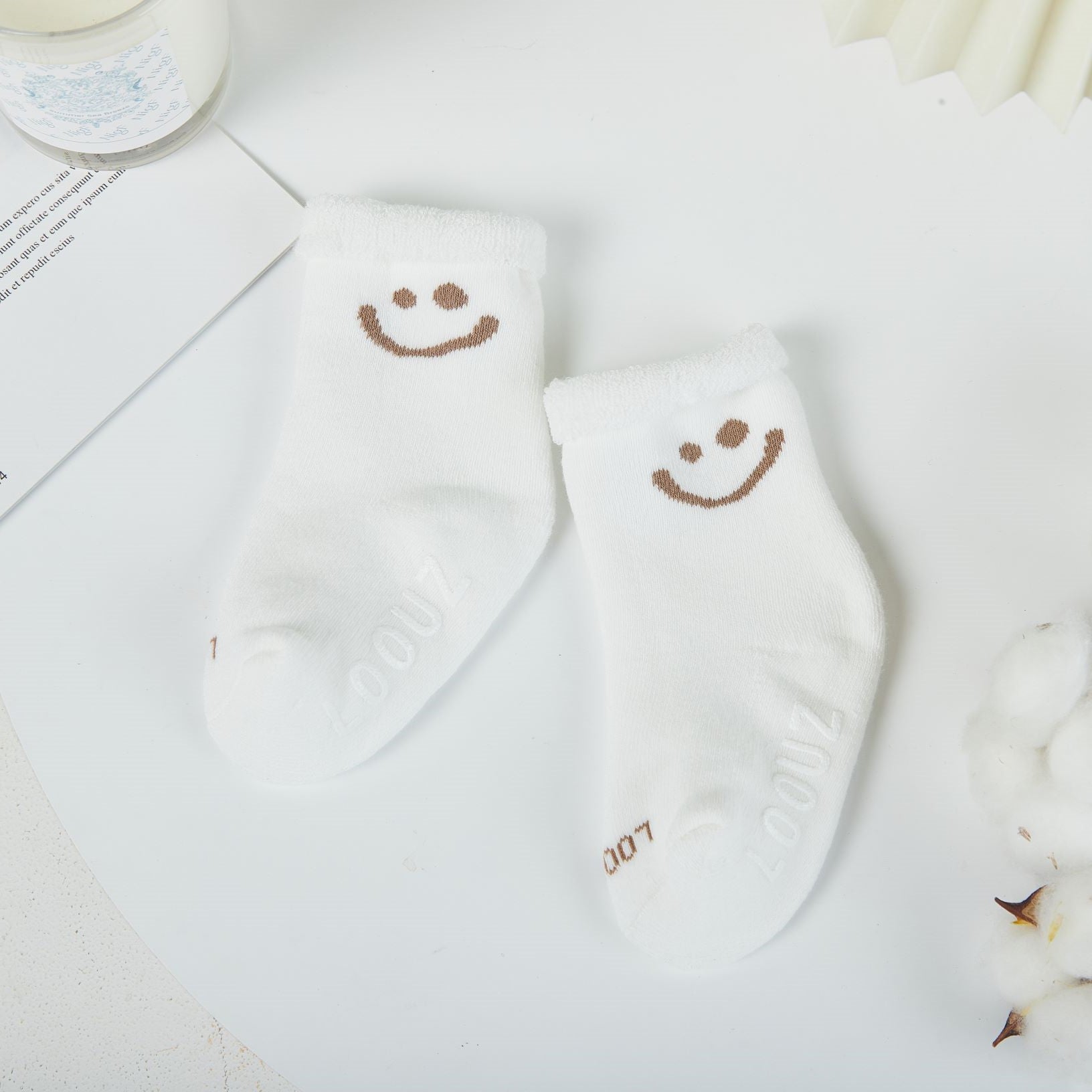 Kids Warm Smiley Socks - Thick - LOOUZ