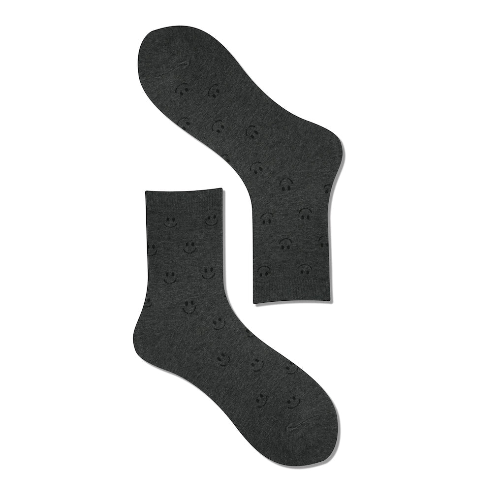Men's Premium Smiley - Dark Gray - LOOUZ