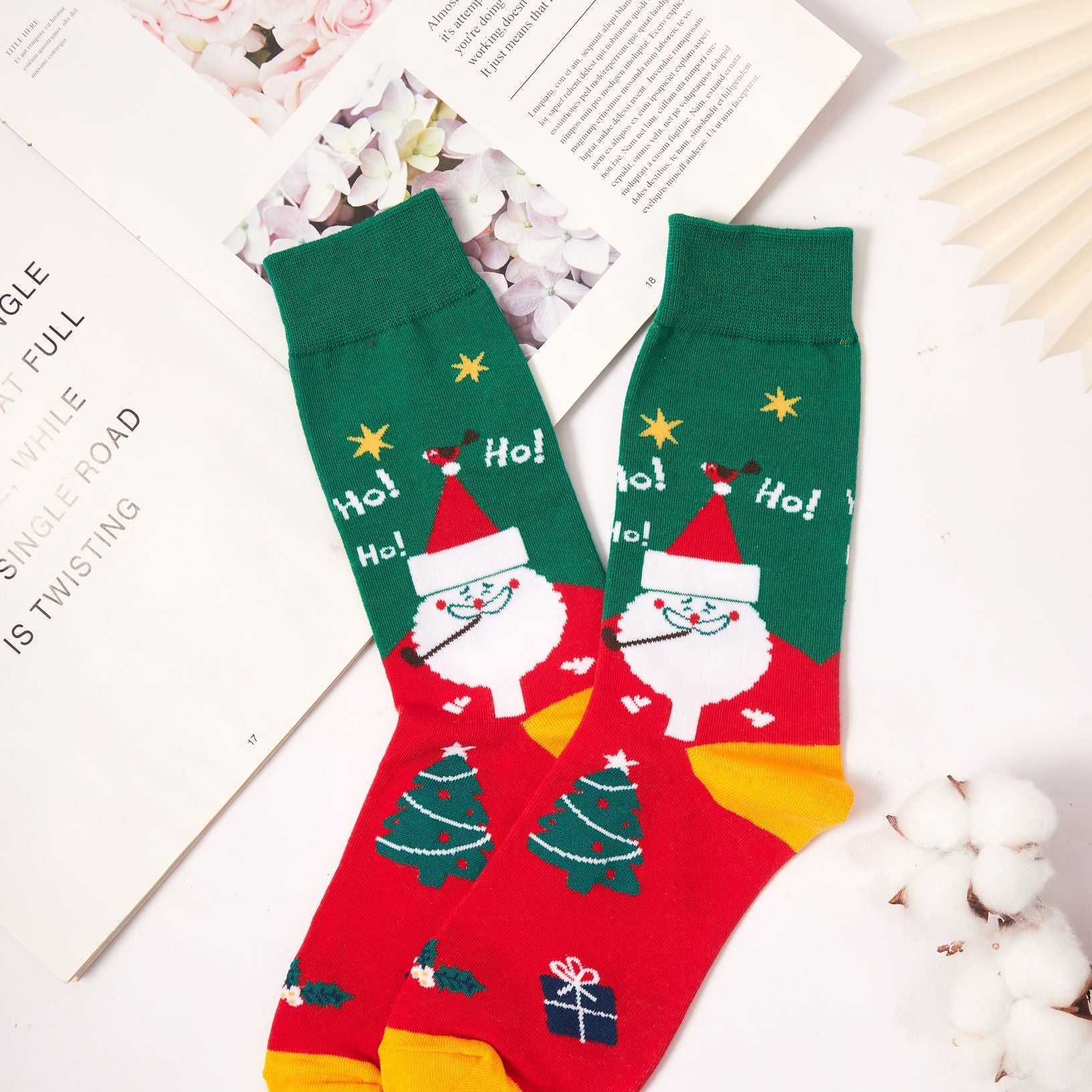 Women's Enchanted Winter Wonderland Festive Socks - LOOUZ