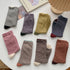Women's Vintage Color Block Striped Socks - LOOUZ