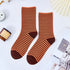 Women's Vintage Color Block Striped Socks - LOOUZ