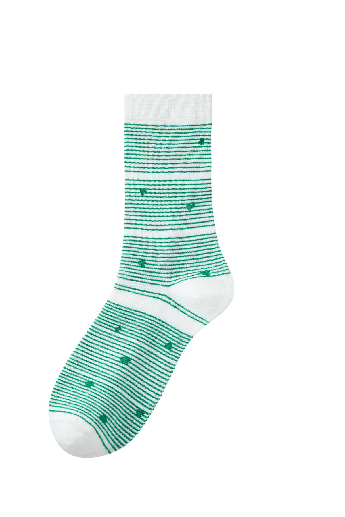 Women's Candy Stripe Heart Socks