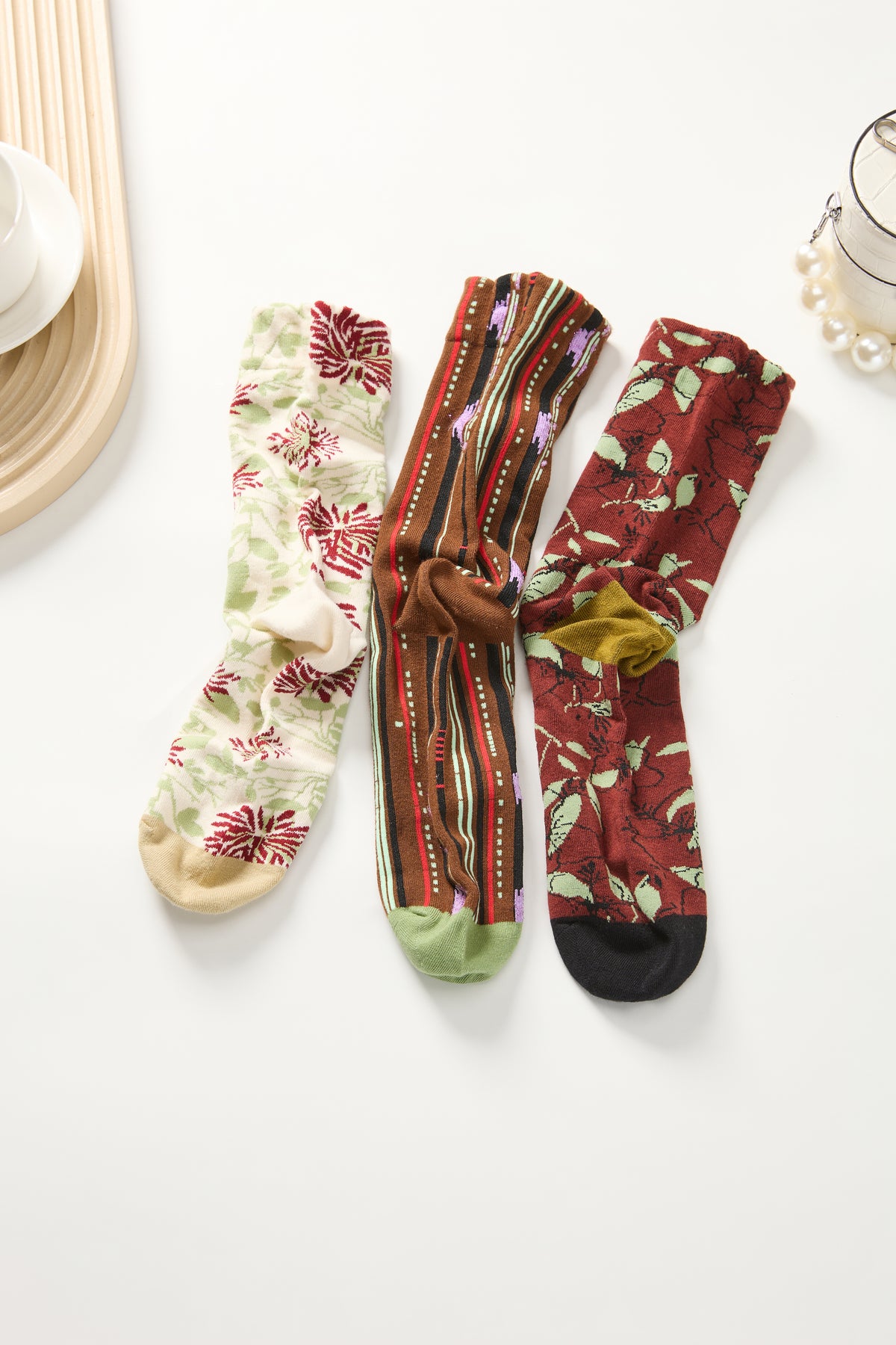 Women's Vintage Garden Socks