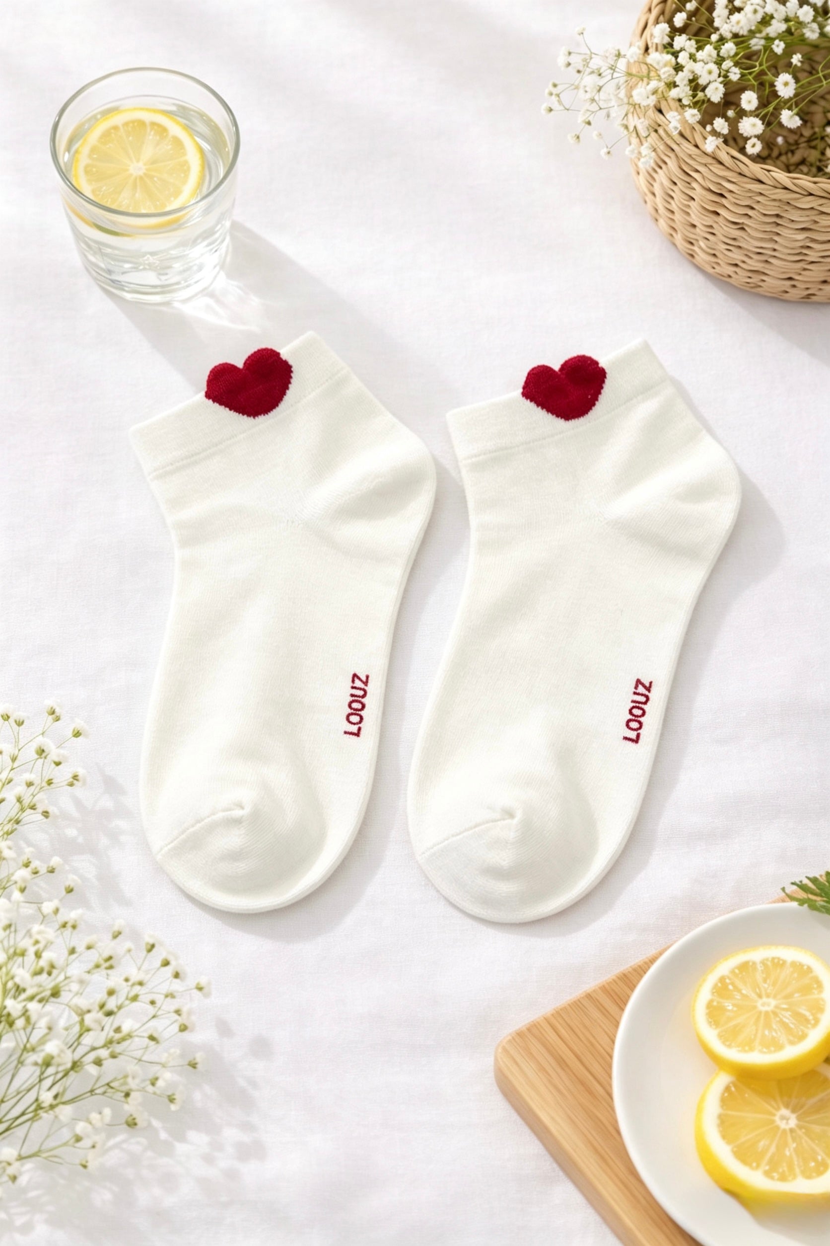 Women's Peek-a-Boo Charm Socks