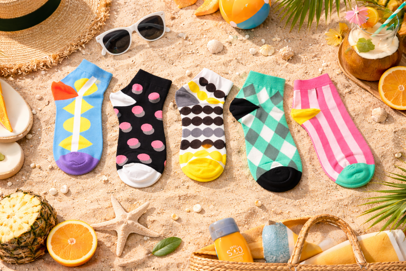 Women's Sunshine Splash Socks