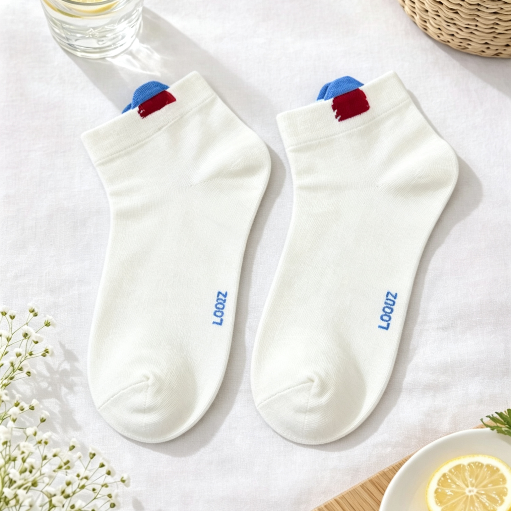Women's Peek-a-Boo Charm Socks