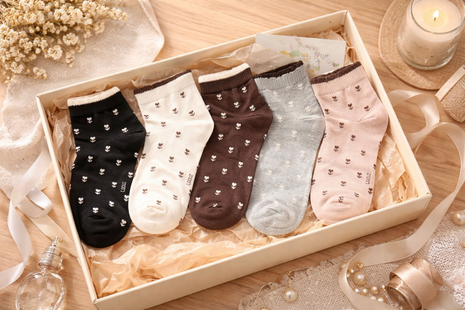 Women's Milk Tea Socks