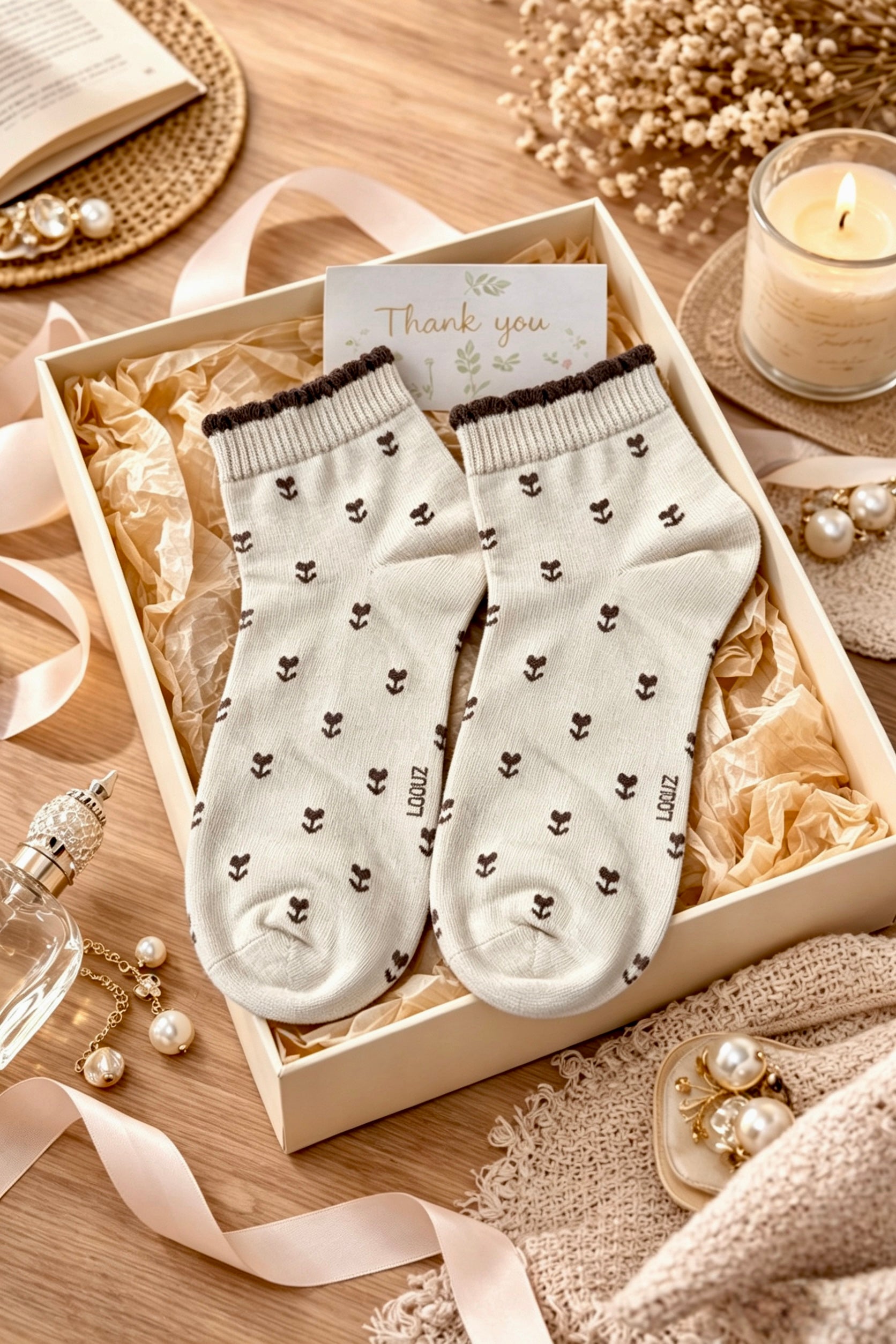 Women's Milk Tea Socks