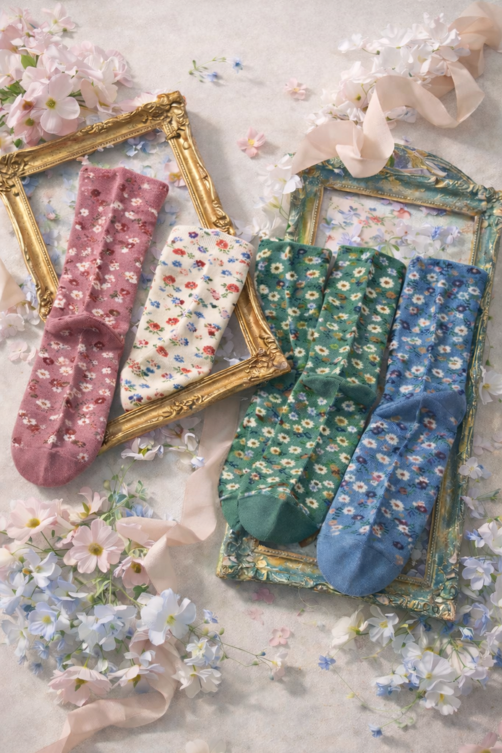 Women's Vintage Bloom Cotton Socks