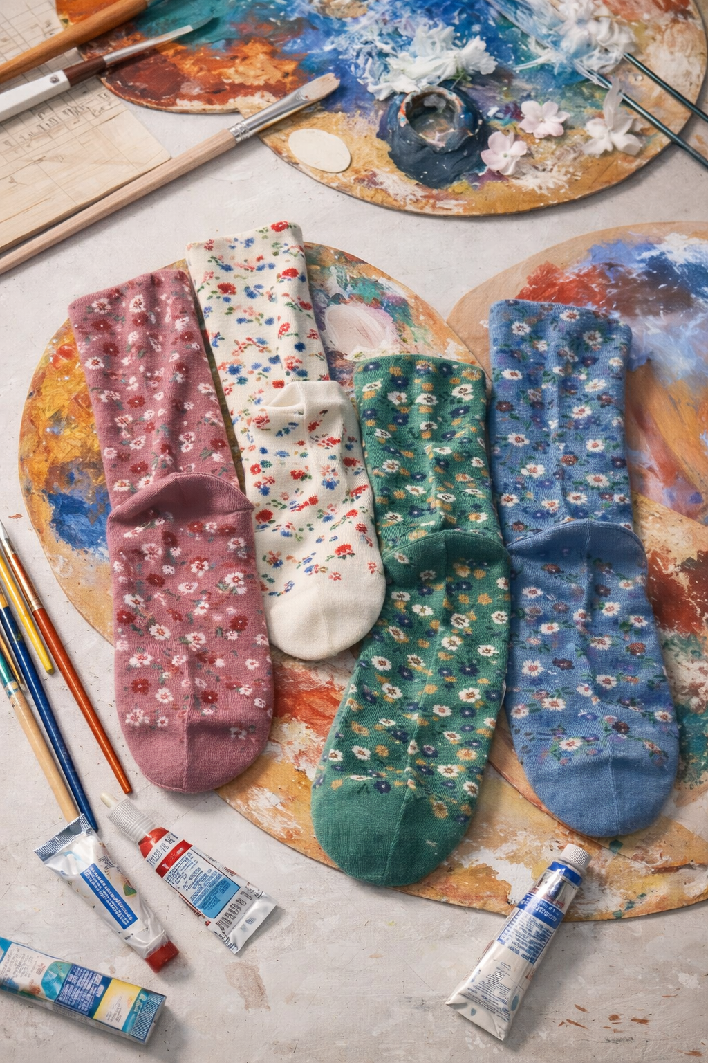 Women's Vintage Bloom Cotton Socks