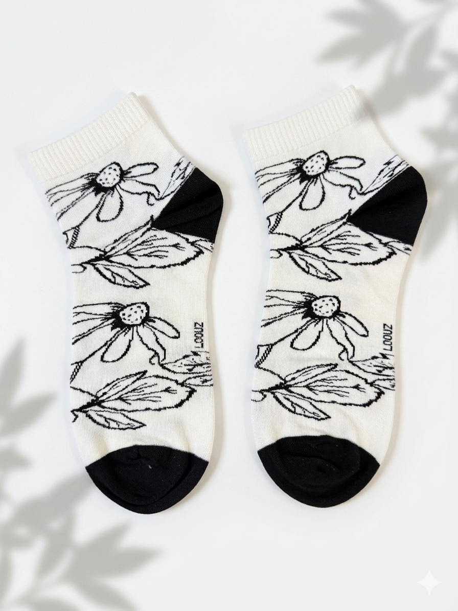 Women's Noir Bloom Socks