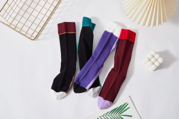 Bold Contrast Socks - LOOUZ