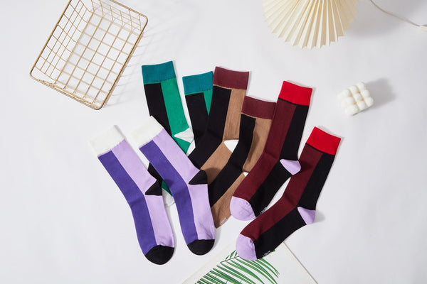 Bold Contrast Socks - LOOUZ