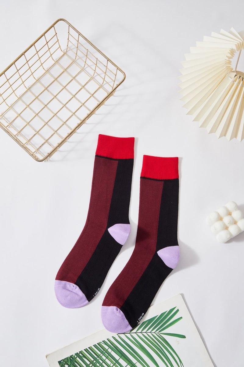 Bold Contrast Socks - LOOUZ