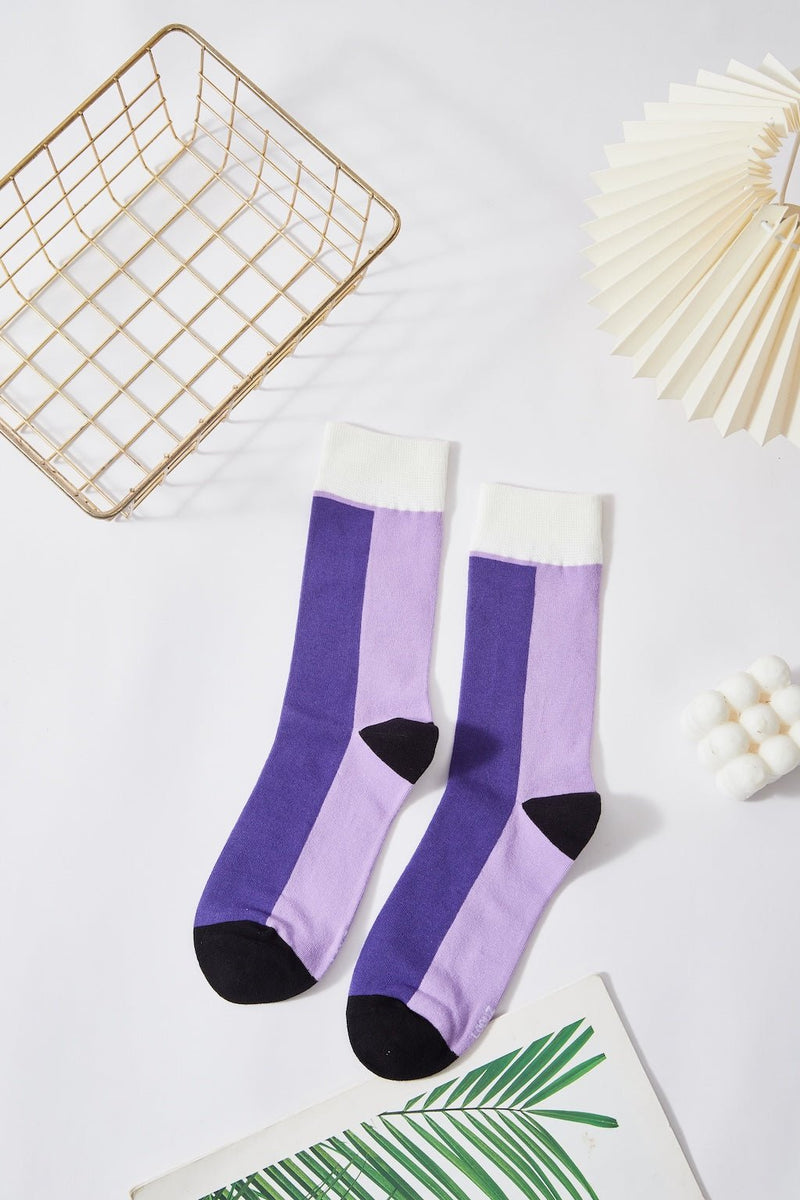 Bold Contrast Socks - LOOUZ