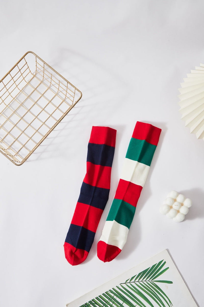 Festive Stripes Socks - LOOUZ