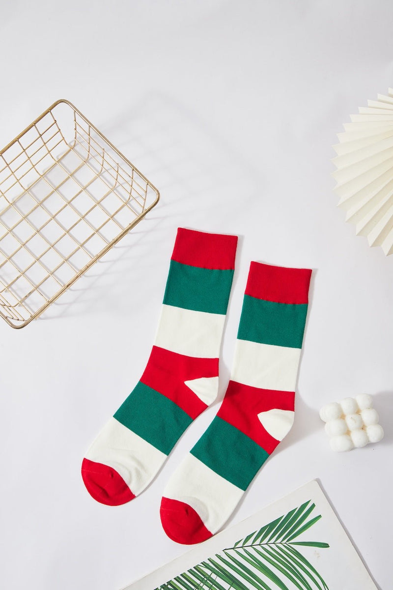 Festive Stripes Socks - LOOUZ