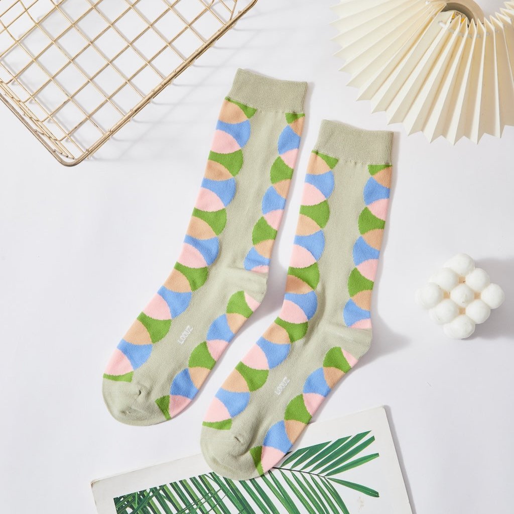 Pastel Ripple Socks - LOOUZ