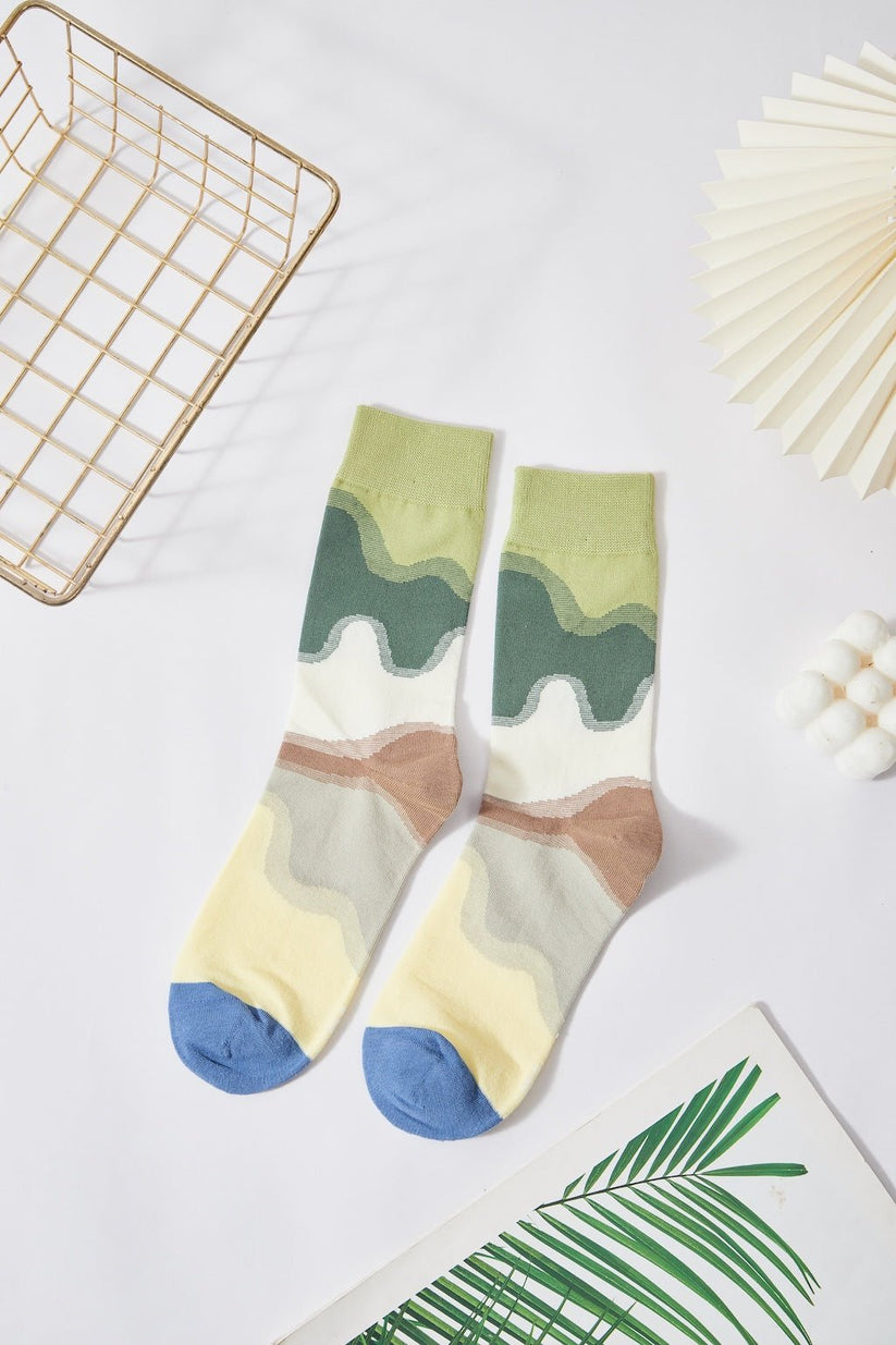 Pastel Wave Socks - LOOUZ