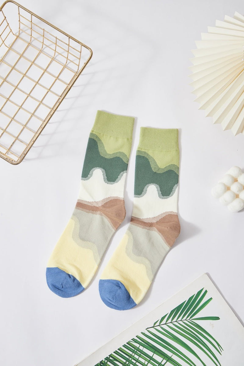 Pastel Wave Socks - LOOUZ