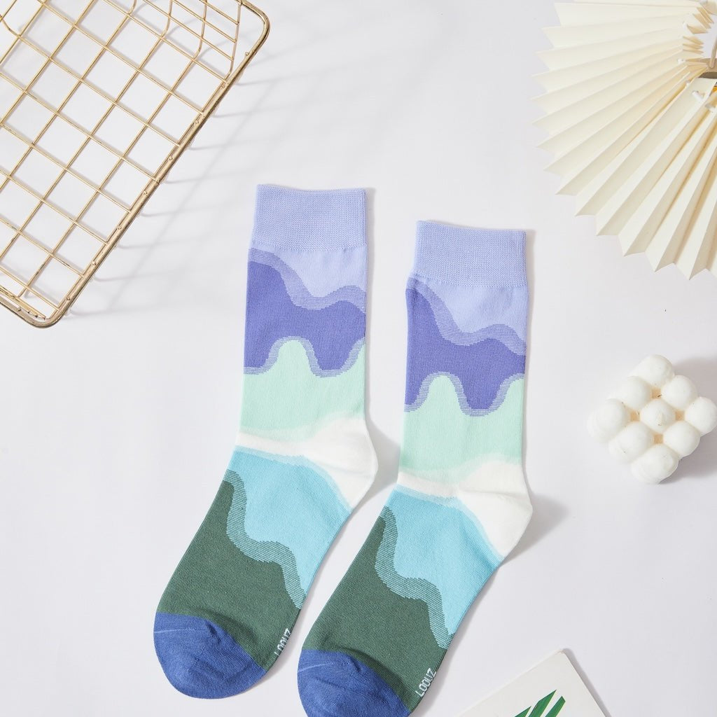 Pastel Wave Socks - LOOUZ