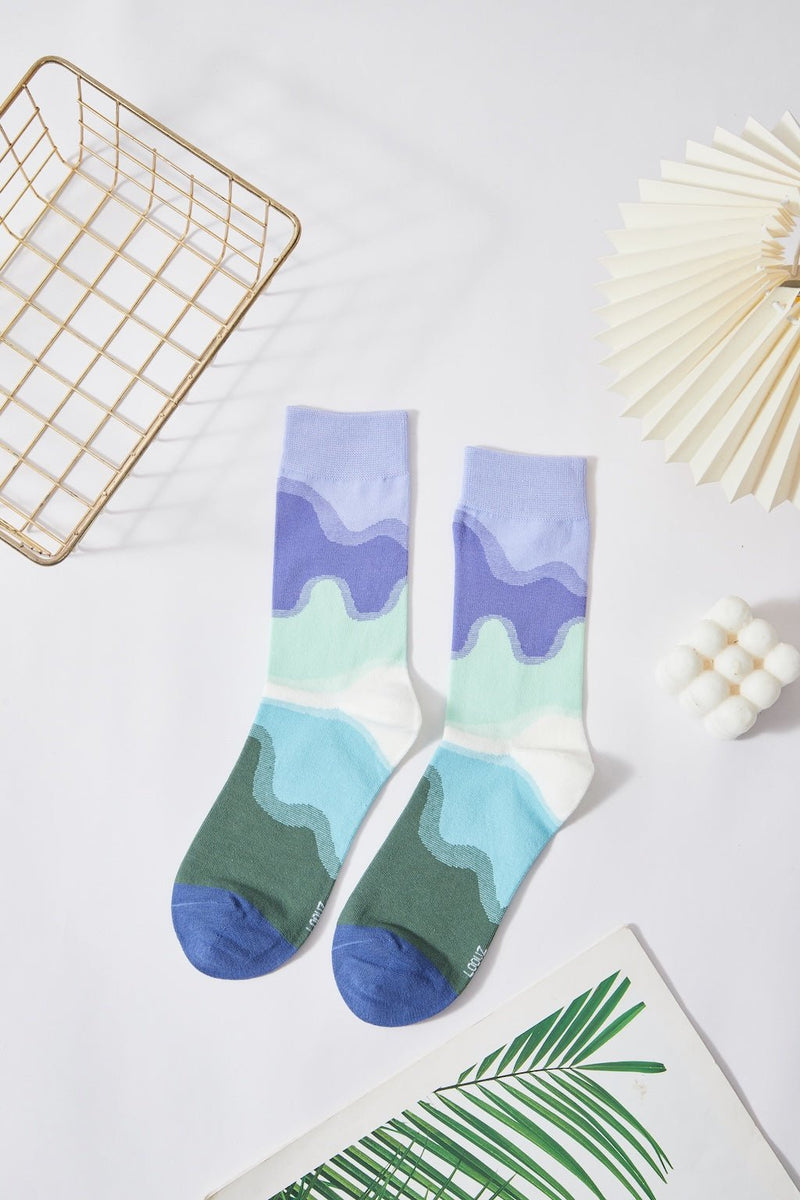 Pastel Wave Socks - LOOUZ