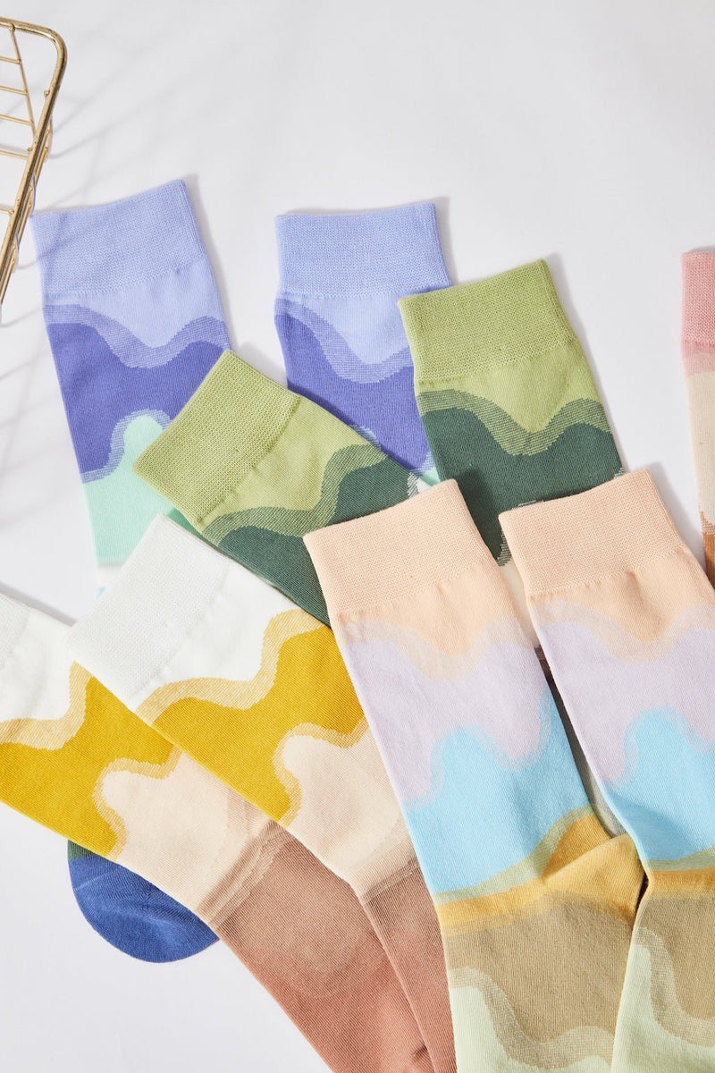 Pastel Wave Socks - LOOUZ