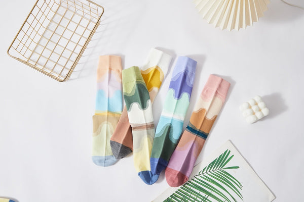 Pastel Wave Socks - LOOUZ