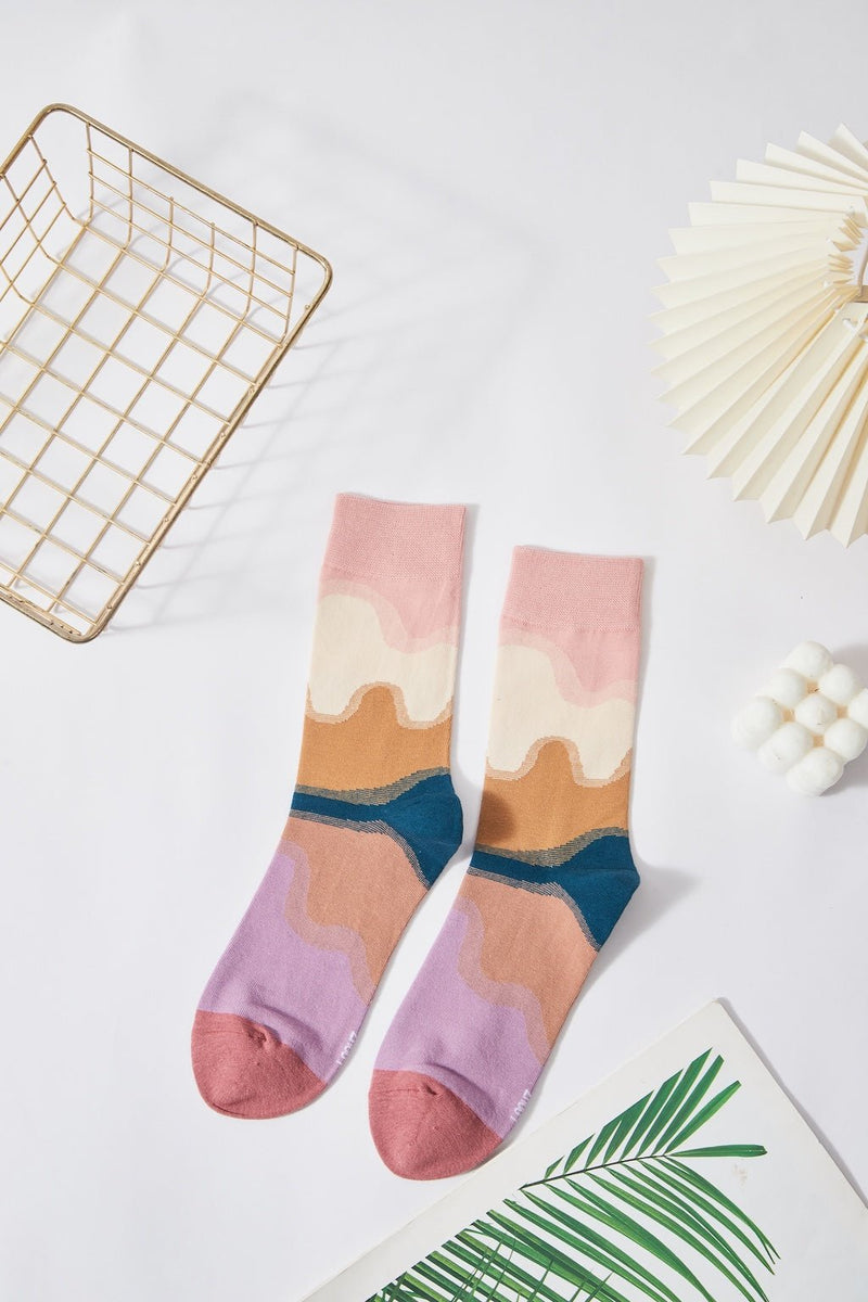 Pastel Wave Socks - LOOUZ