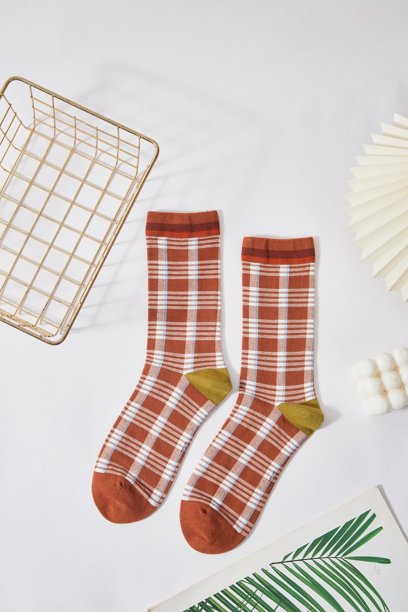 Plaid Perfection Socks - LOOUZ