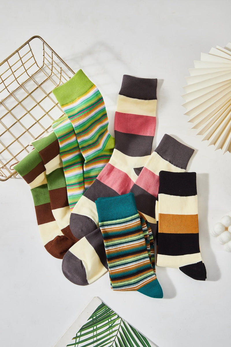 Stripe Spectrum Socks - LOOUZ