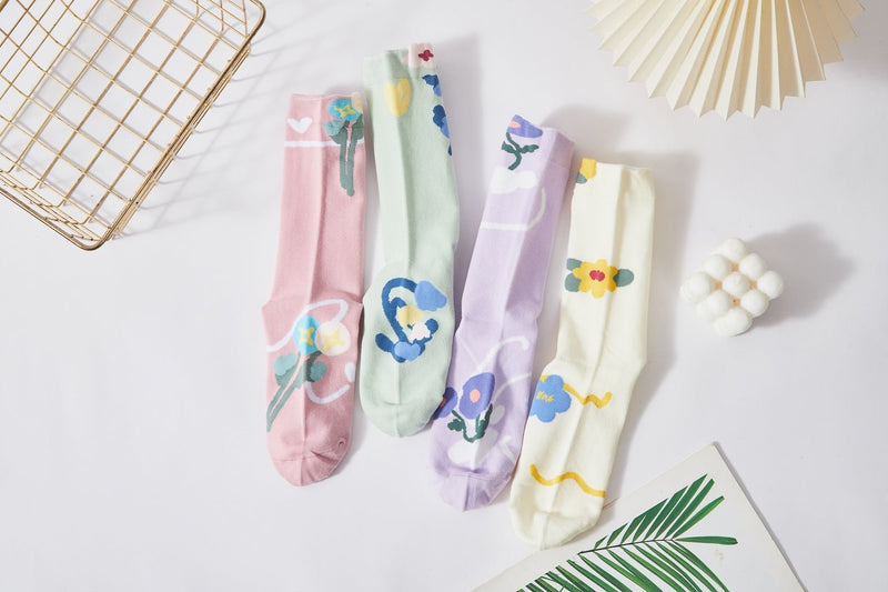 Women's Blooming Dreams Socks - LOOUZ