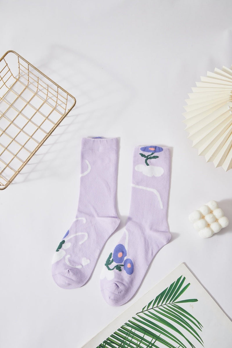 Women's Blooming Dreams Socks - LOOUZ