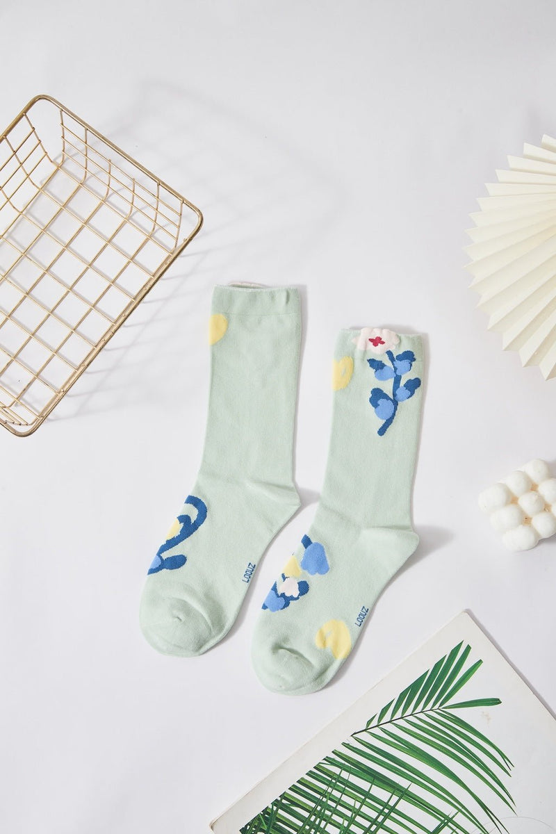 Women's Blooming Dreams Socks - LOOUZ