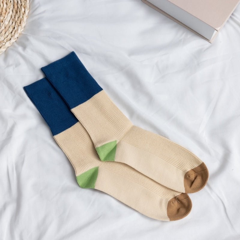 Women's Classic Minimalist Striped Color Block Socks - LOOUZ