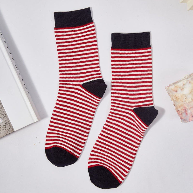 Women's Coastal Breeze Striped Socks - LOOUZ