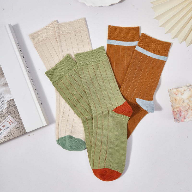 Women's Nature's Harmony Ribbed Socks Collection - LOOUZ