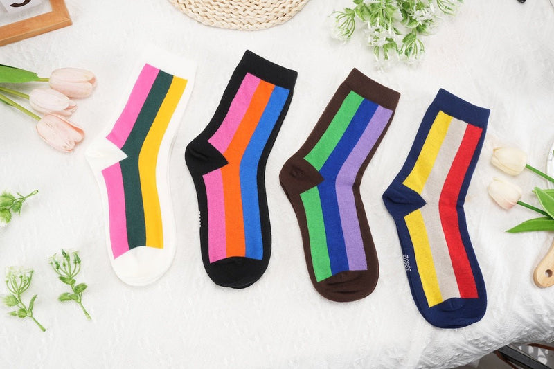 Women's Retro Stripe Socks - LOOUZ