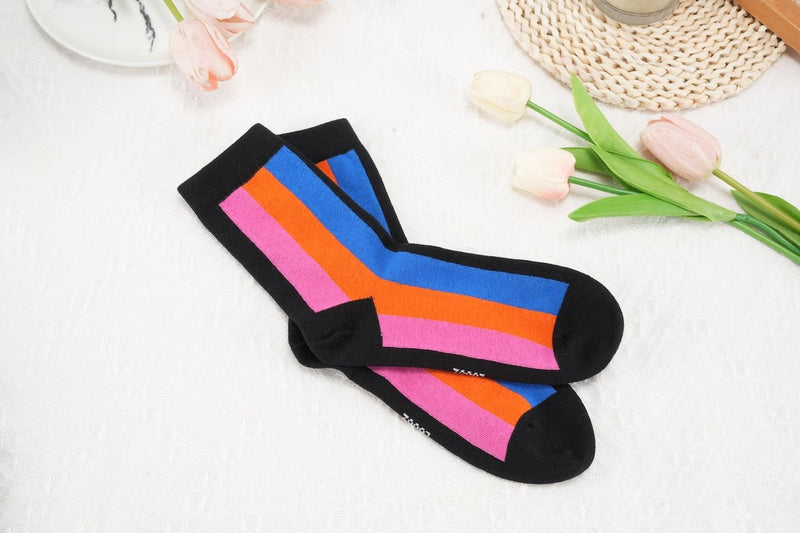 Women's Retro Stripe Socks - LOOUZ