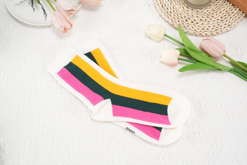 Women's Retro Stripe Socks - LOOUZ