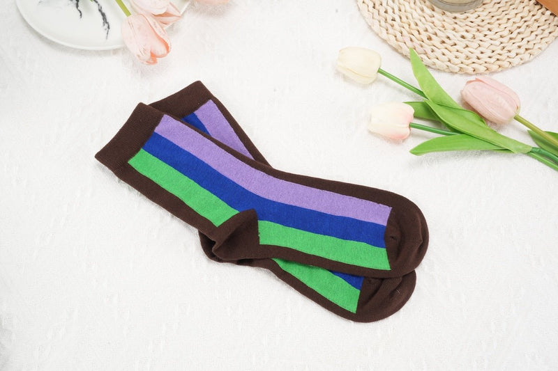 Women's Retro Stripe Socks - LOOUZ