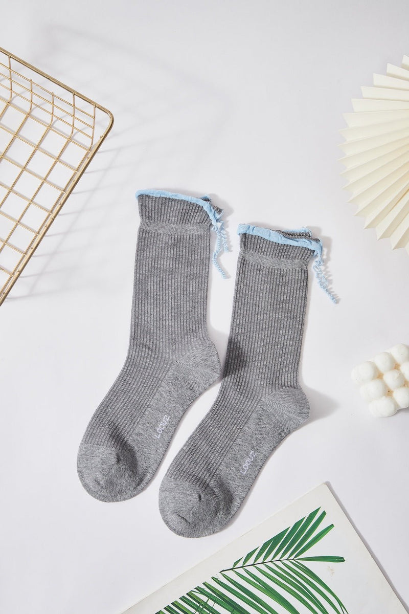 Women's Ruffle Charm Socks - LOOUZ