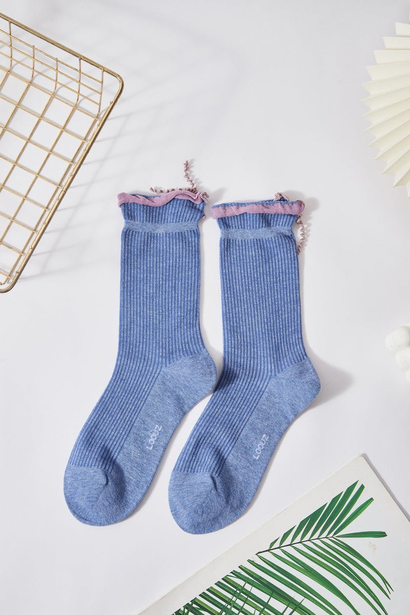 Women's Ruffle Charm Socks - LOOUZ