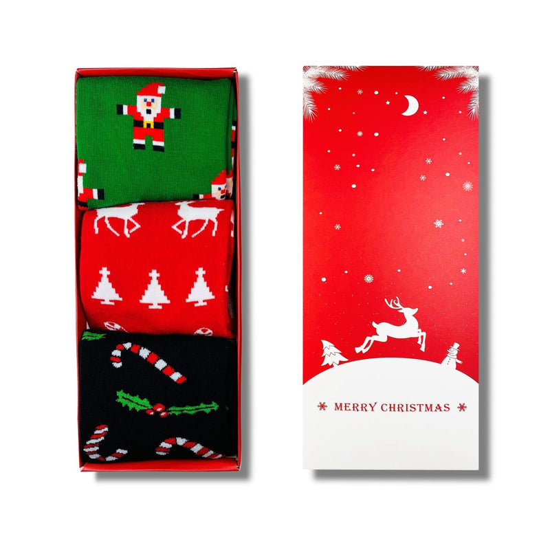 Men's Christmas Gift Box-Three Pairs - LOOUZ