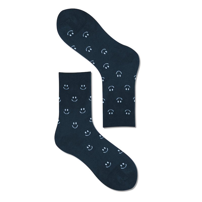 Men's Premium Smiley - Navy - LOOUZ