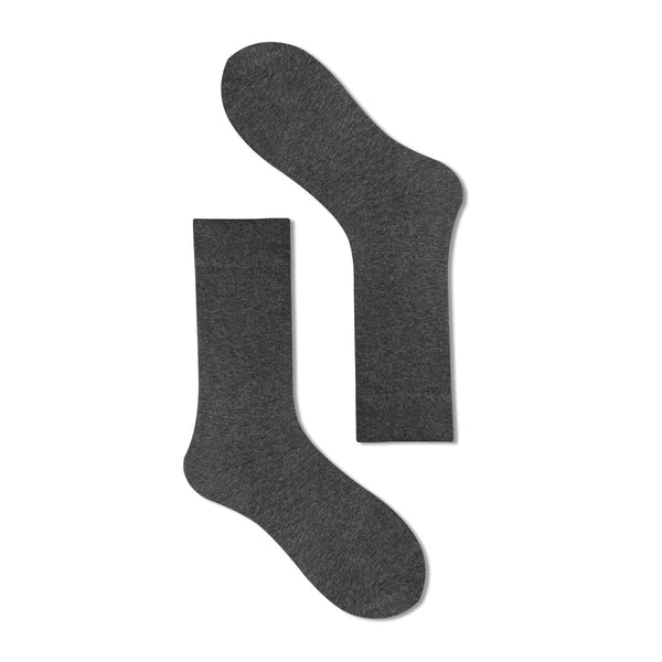 Men's Solid Color Socks-Dark Gray - LOOUZ