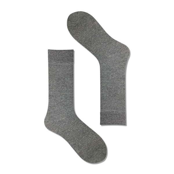 Men's Solid Color Socks-Light Gray - LOOUZ
