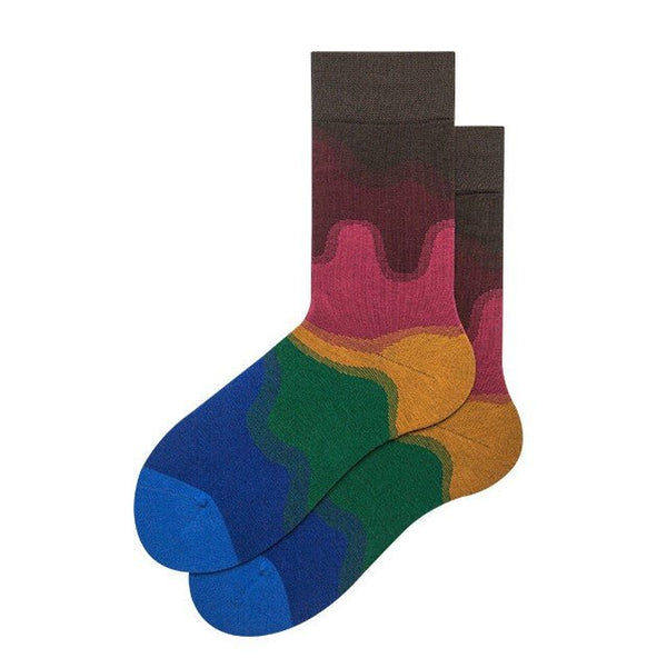 Neon Cotton Socks With Lizard Design – Loux London